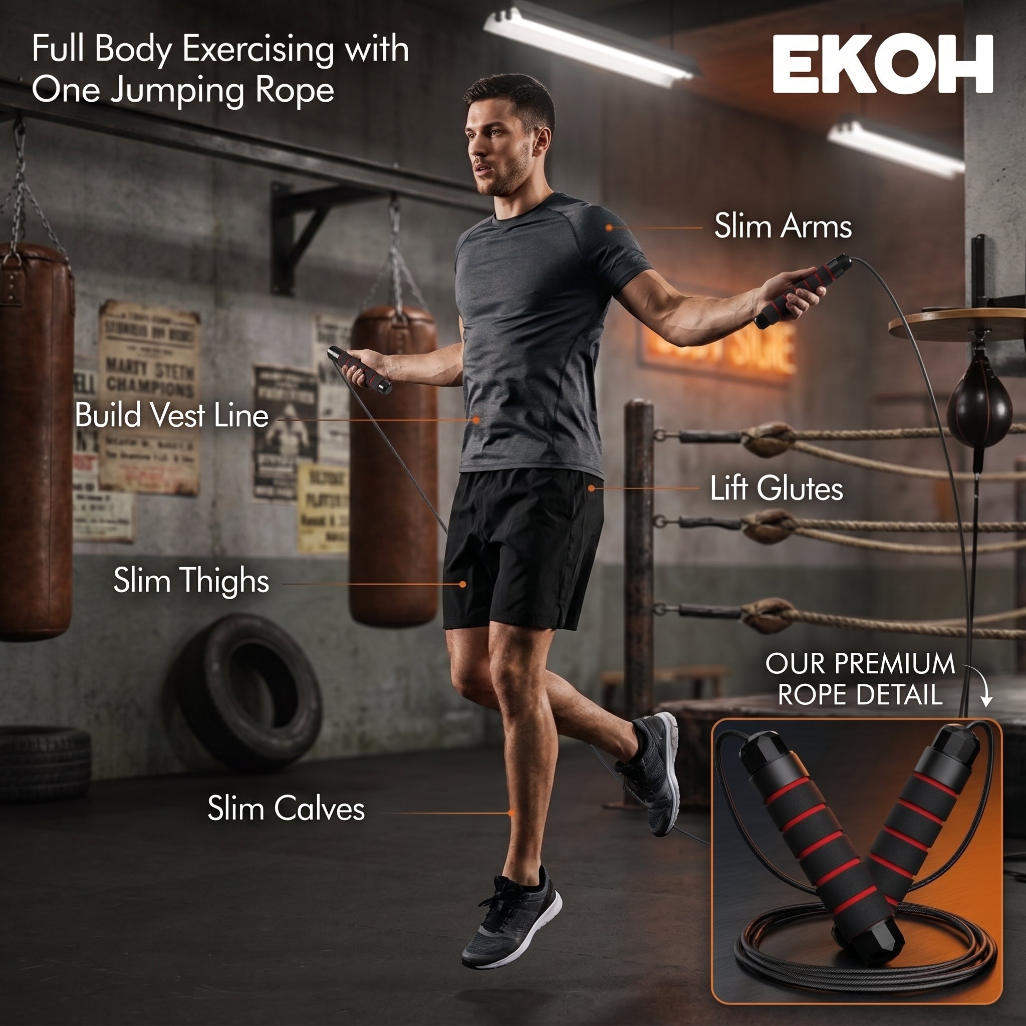 Elite Speed Jump Rope | Tangle-Free