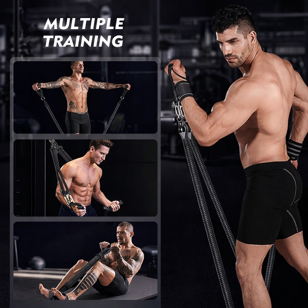 Full Body Workout & Home Fitness Resistance Bands